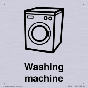 Dementia washing machine sign
